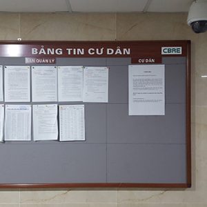 Bảng thông báo tòa nhà