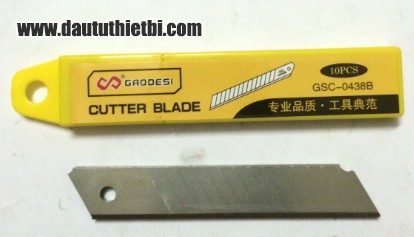 Lưỡi dao dọc giấy GAODESI mã GSC-0438B (1 hộp 10 chiếc)