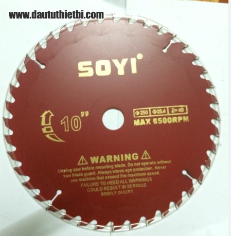 Đĩa dao cắt gỗ SOYI 10
