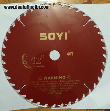 Đĩa dao cắt gỗ SOYI 12