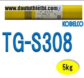 Que hàn Tig Kobelco TGS-308L ER308L đường kính Ф 2.4 dài 1000 mm hàn thép inox 308L