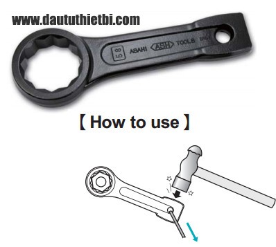 Cờ lê tròng đóng cỡ 110 mm hãng ASAHI - Nhật Bản